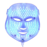White Rechargeable 3 LED Face Mask - Premium Model