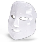White Rechargeable 3 LED Face Mask - Premium Model