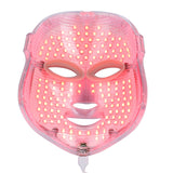 White Rechargeable 3 LED Face Mask - Premium Model