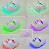 White/Gold 7 LED Face Mask – Deluxe Model