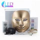 White/Gold 3 LED Face Mask – Ultra Model