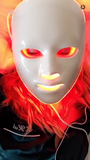 White/Gold 7 LED Face Mask – Deluxe Model